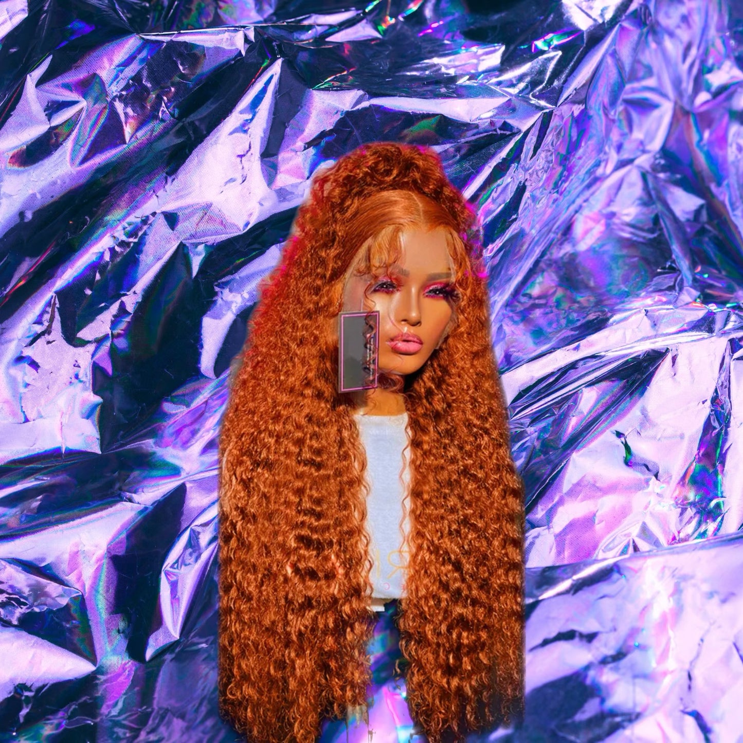 Naomi - Ginger Deep Wave 100% Human Hair Lace Front Wig