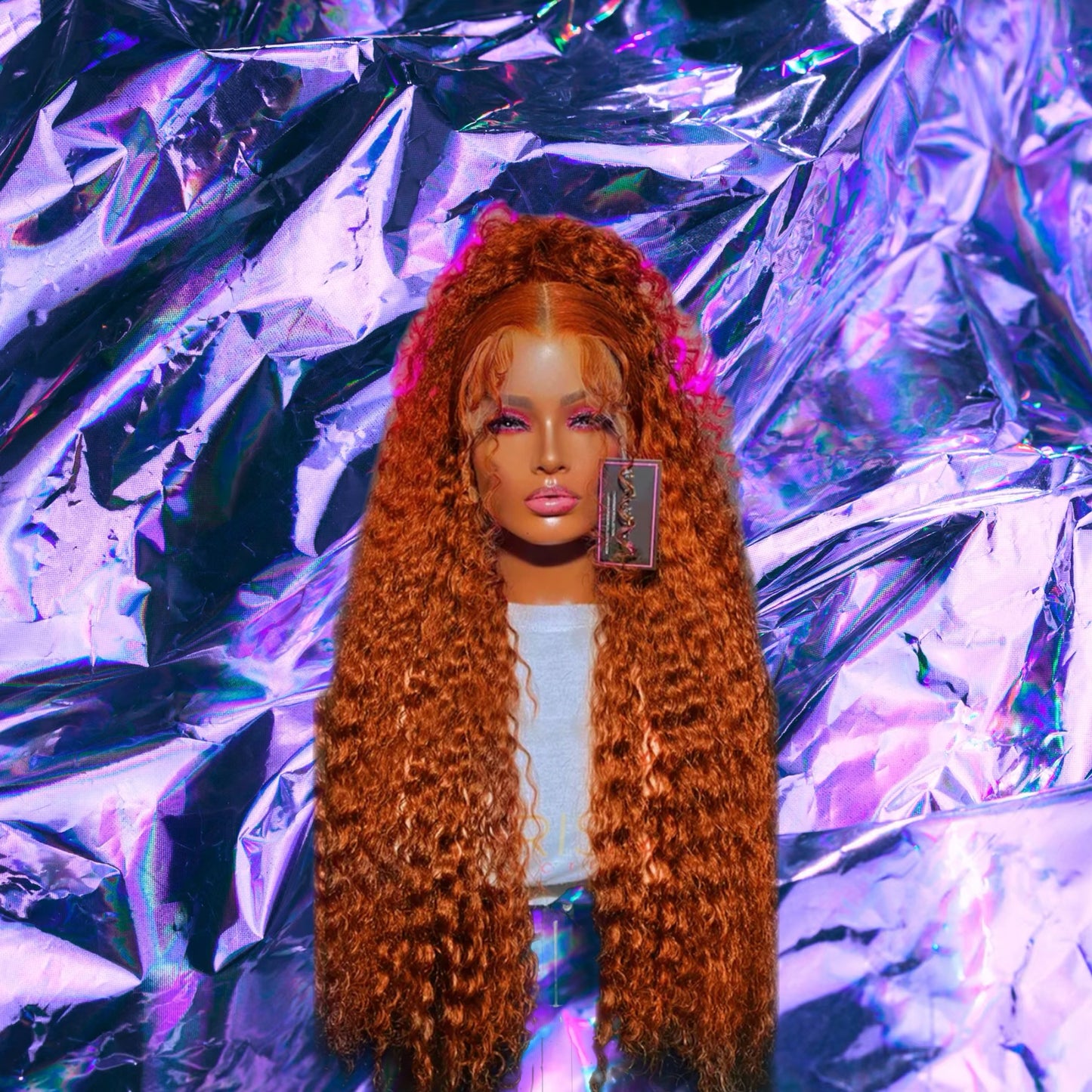 Naomi - Ginger Deep Wave 100% Human Hair Lace Front Wig