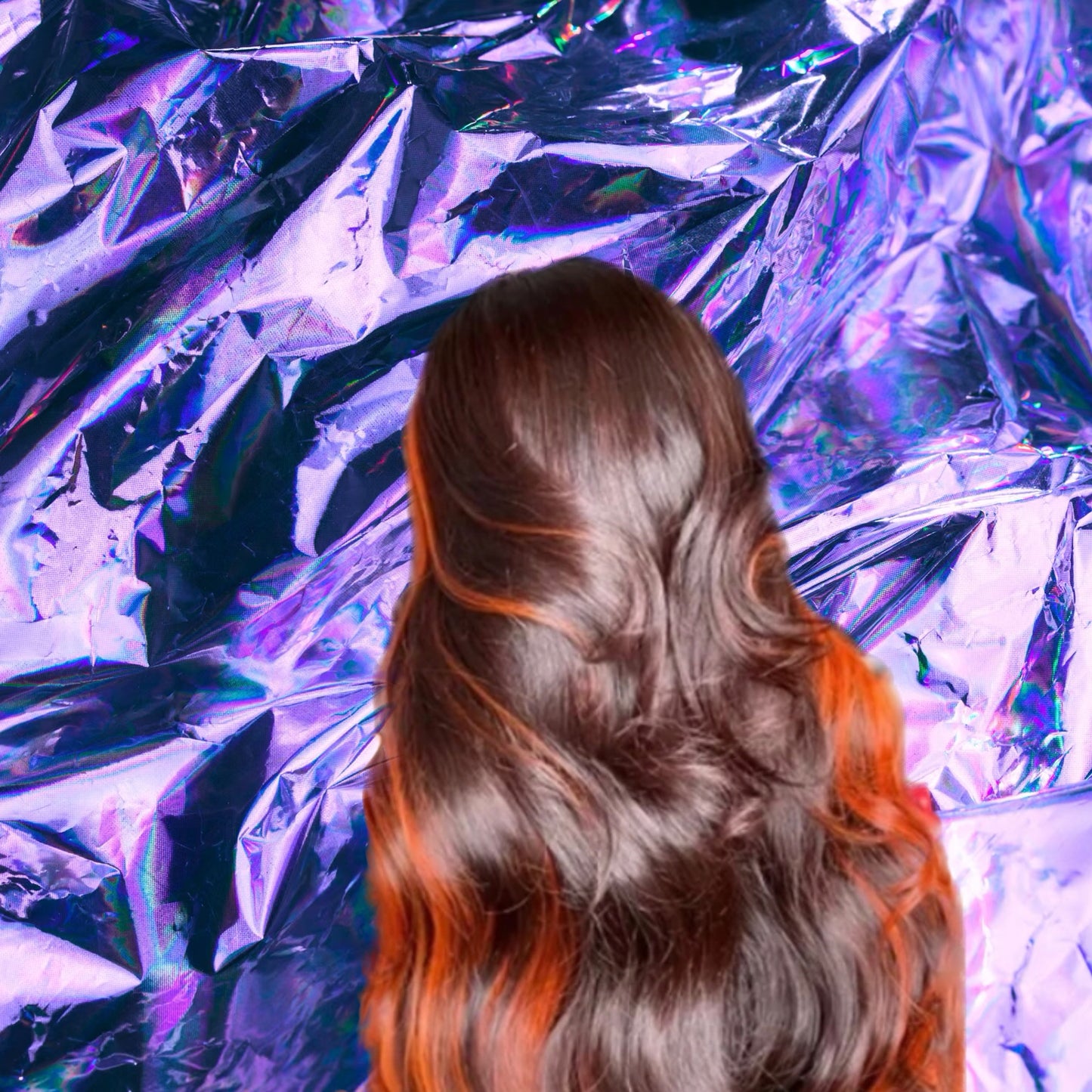 Claire - Black & Ginger Wavy 100% Human Hair Lace Front Wig