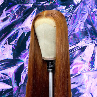 Dolly - Ginger Straight 100% Human Hair Lace Front Wig