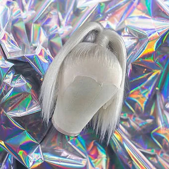 Kitan - Platinum Blonde Straight Bob 100% Human Hair Lace Front Wig