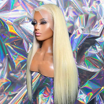 Mariana - Blonde Straight 100% Human Hair Lace Front Wig