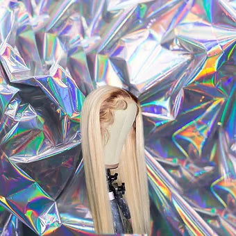 Clara - Platinum Blonde Ombre 100% Human Hair Lace Front Wig